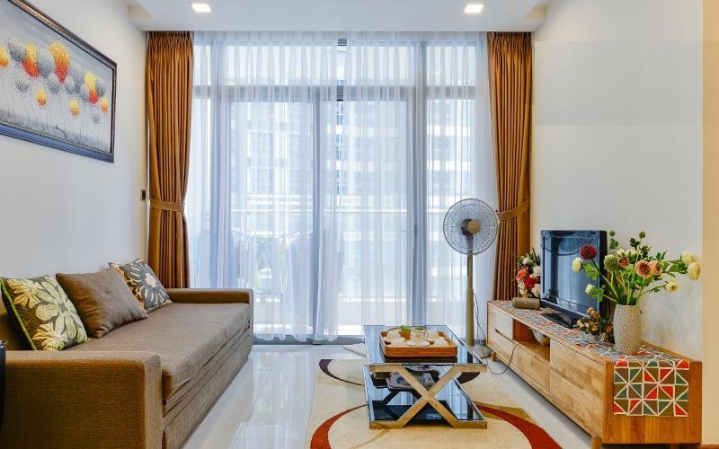 Vinhomes for rent, fully furnished two bedrooms apartment with luxury furniture