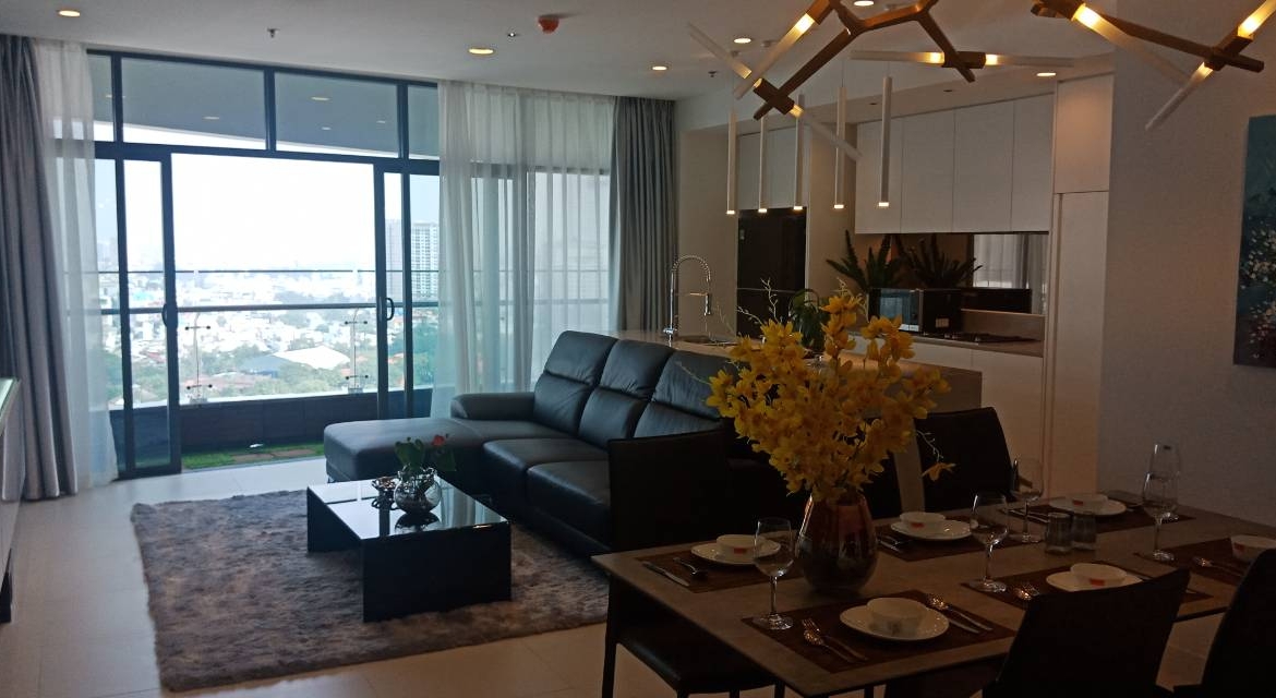 Apartment for Lease in City Garden, 18th floor, City View