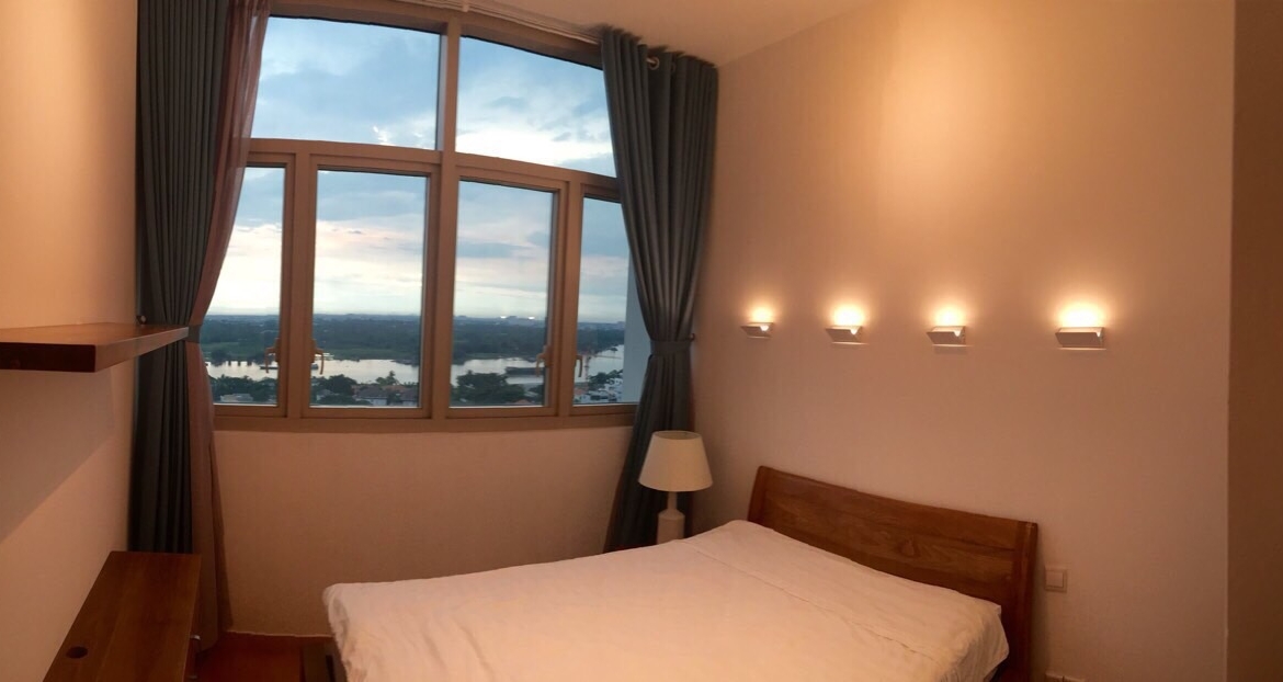 The Vista An Phu apartment for rent, two bedrooms with beautiful river view