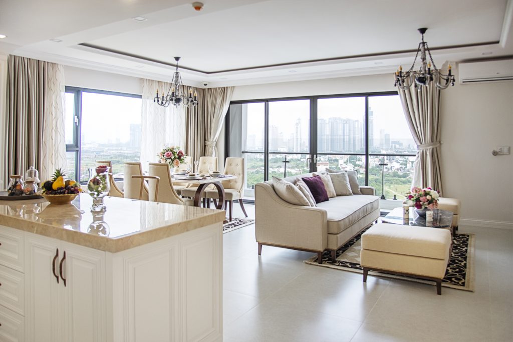 New City Thu Thiem for rent, fully furnished three bedrooms with luxury interior