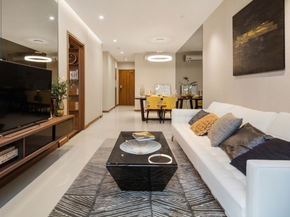 Hado Centrosa Garden apartment for rent, fully furnished two bedrooms with nice design styles