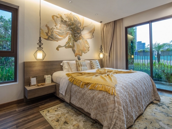 Awesome two bedroom for rent at SaiGon Royal with nice interior design