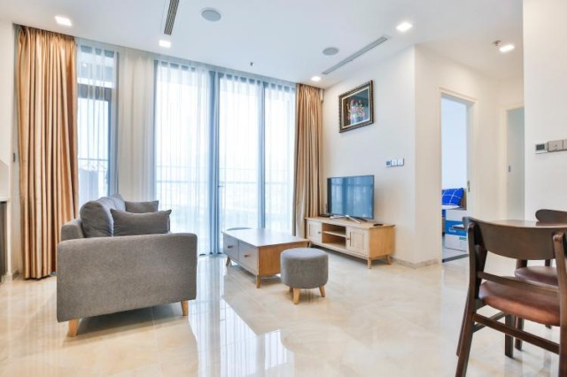 Two beds apartment for rent at Vinhomes Golden River in Ba Son, District 1