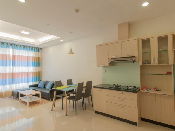 Nice Interior apartment for rent in Sky Center at Pho Quang Street