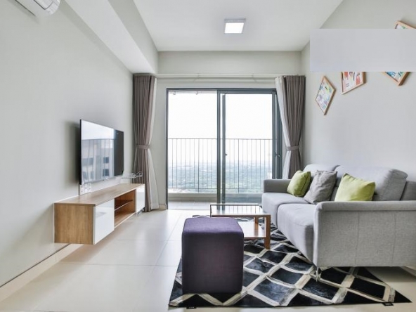 Masteri Thao Dien apartment for rent, 2 bedrooms, south-eastern direction in T1 tower