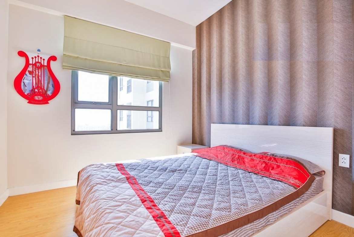 Two bedrooms apartment for rent in Masteri Thao Dien, high floor, nice interior