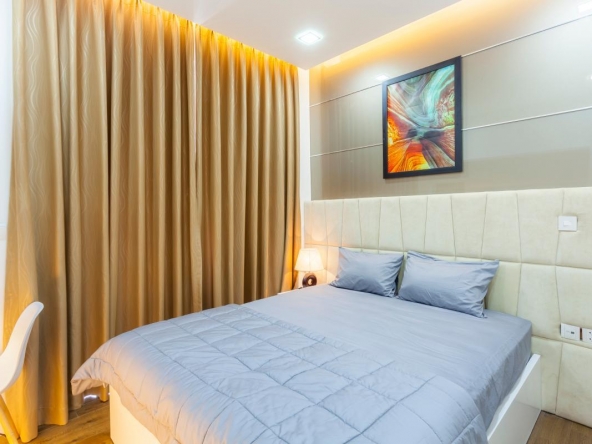Saigon Royal for rent, fully furnished two bedrooms with nice design and river view