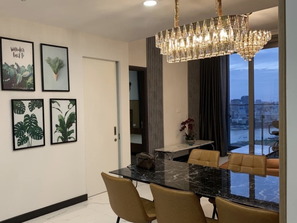 Nice two-bedroom apartment for rent in The Metropole Thu Thiem