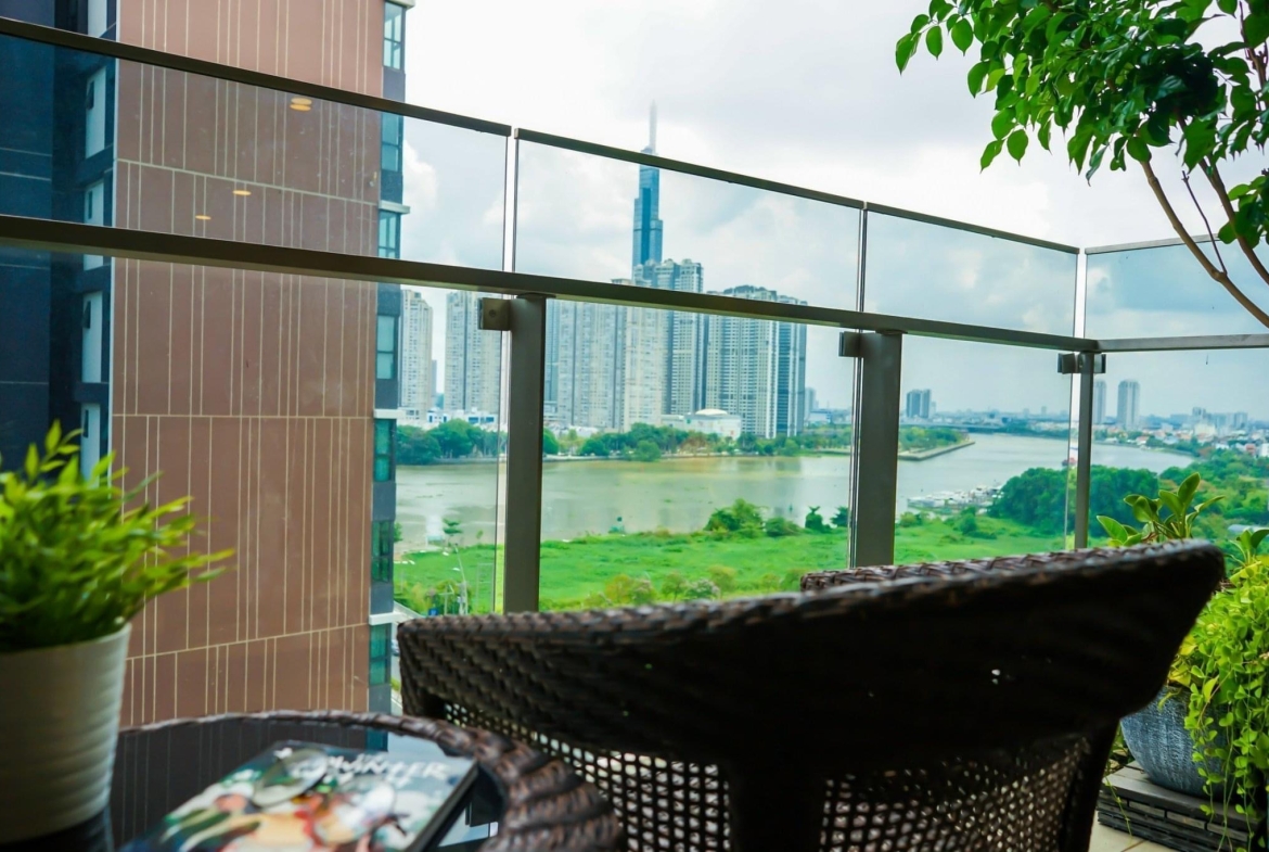 The River apartment for rent in Thu Thiem new urban