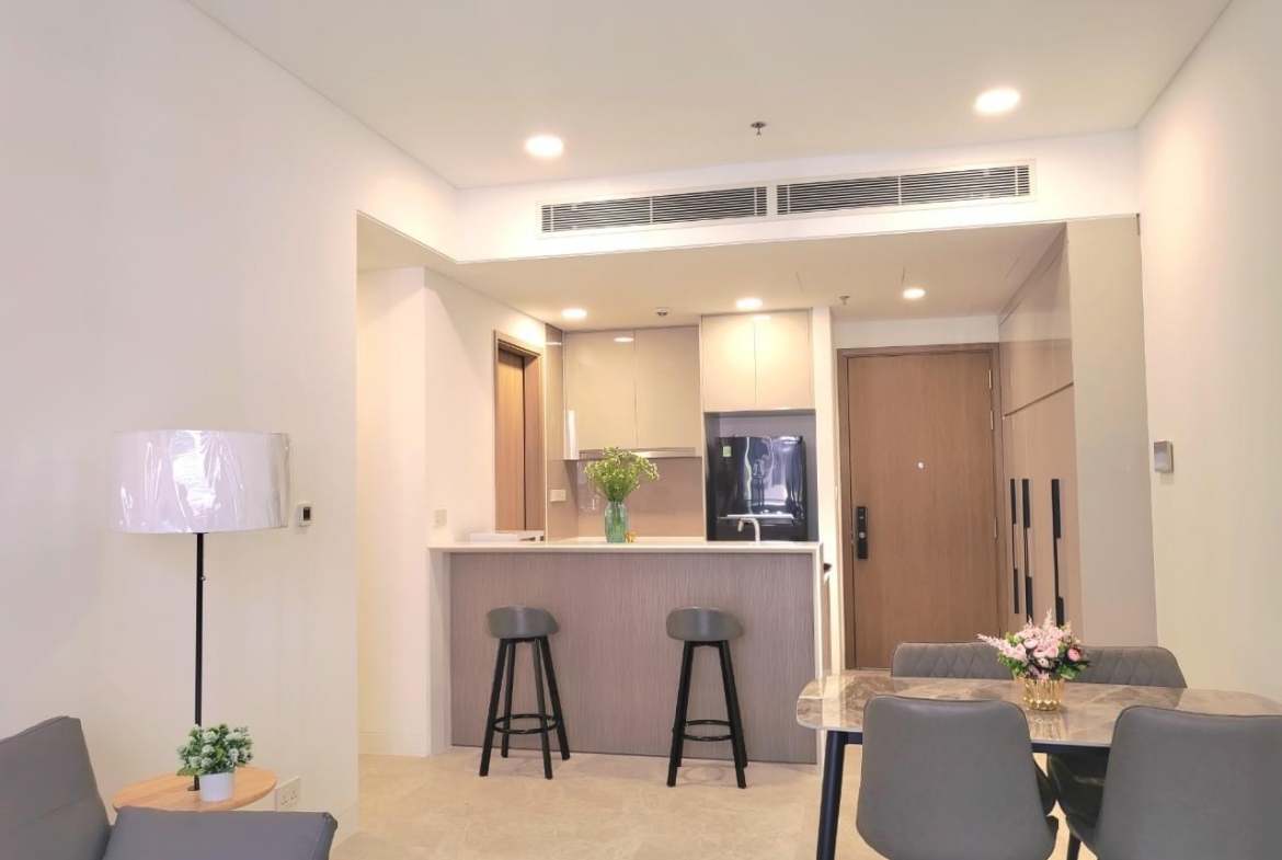 Two bedrooms The River apartment for rent in Thu Thiem D2