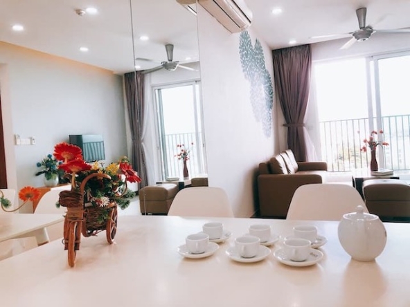 Vista Verde apartment for rent in District 2: spacious two bedrooms