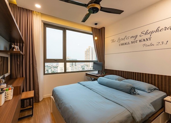 Elegant two bedroom rental apartment at Masteri Thao Dien
