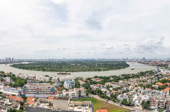 Lumiere Riverside serviced apartment for rent airbnb at Thao Dien HCM City